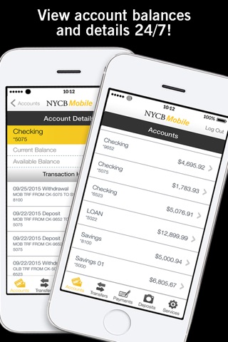 NYCB Mobile® screenshot 2