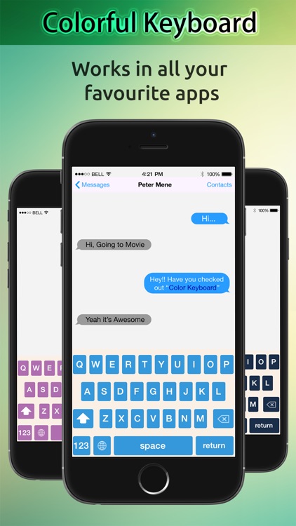 Colorful Keyboard - custom keyboards