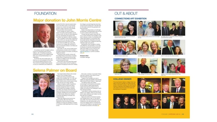 Scotch Oakburn College Focus Magazine screenshot-3