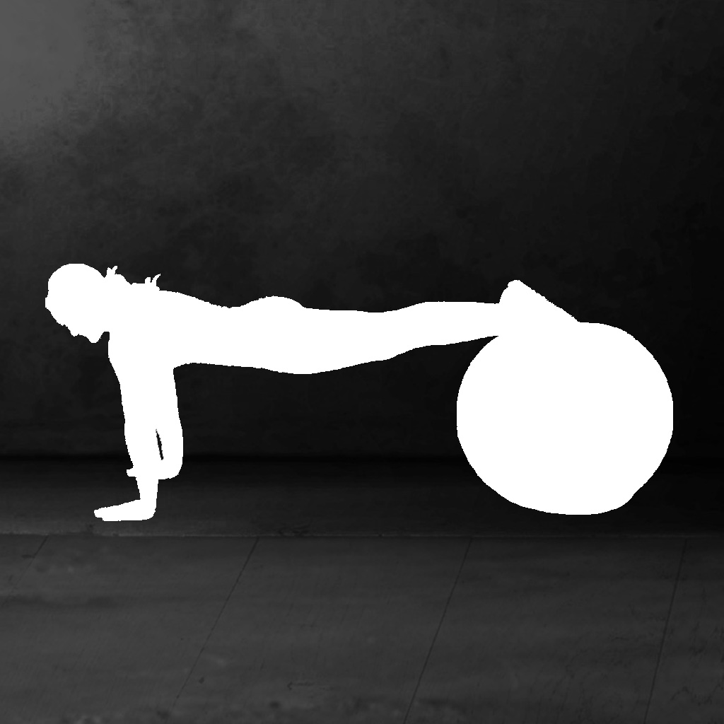 Exercise Ball Workout Routine - Core-strength exercises with a fitness ball icon