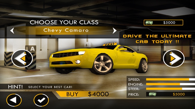 Taxi Car Simulator 3D - Drive Most Wild & Sports Cab in Town