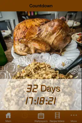 Game screenshot Thanksgiving All-In-One (Countdown, Wallpapers, Recipes) apk