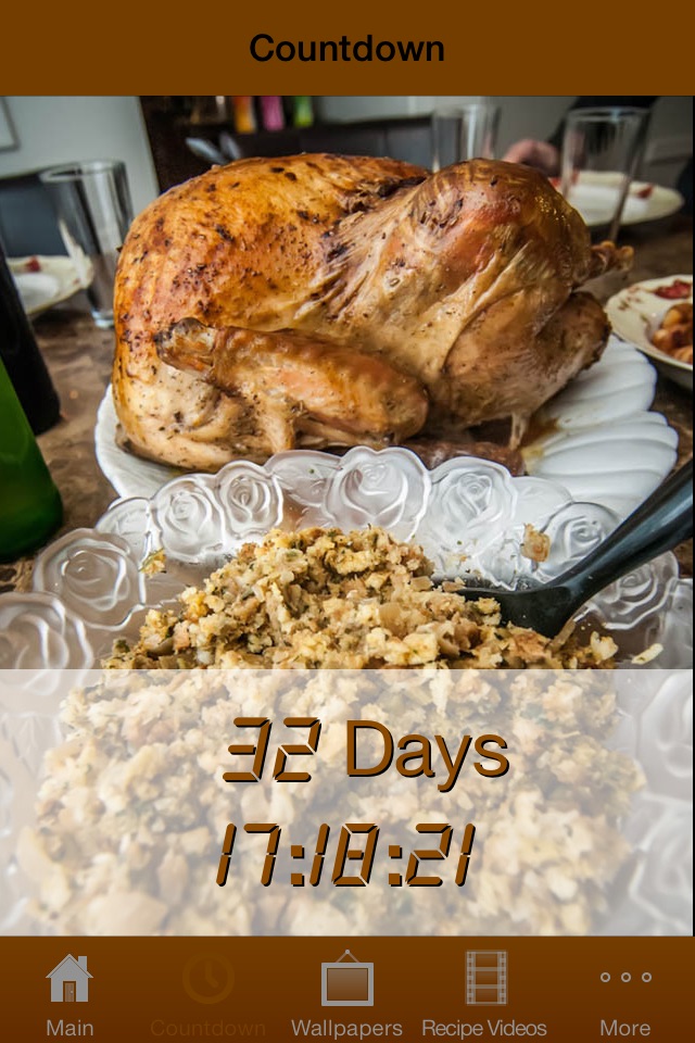 Thanksgiving All-In-One (Countdown, Wallpapers, Recipes) screenshot 2