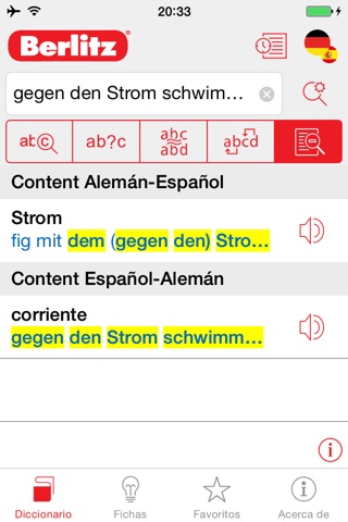 German - Spanish Berlitz Basic Talking Dictionary screenshot 2