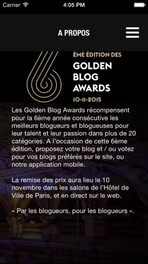 Golden Blog Awards(圖5)-速報App