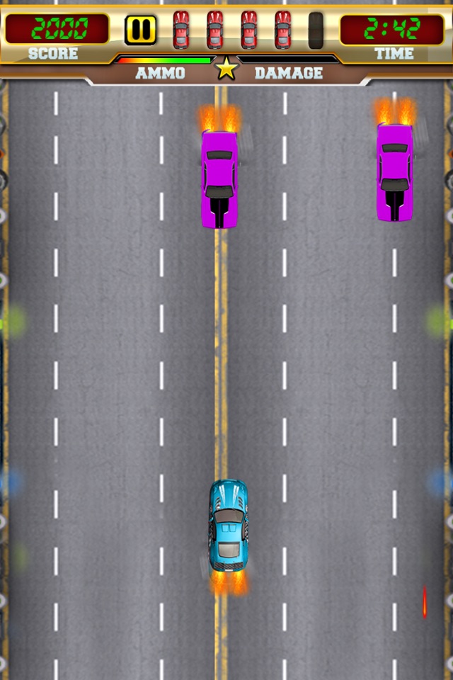 HD Race-Car Jet Blaster: A Free Highway Traffic Arcade Game screenshot 3