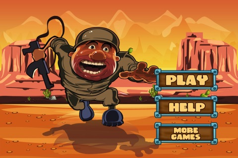 Army Soldier War Hero Run FREE - The Blood Brothers Desert Defense Game screenshot 4