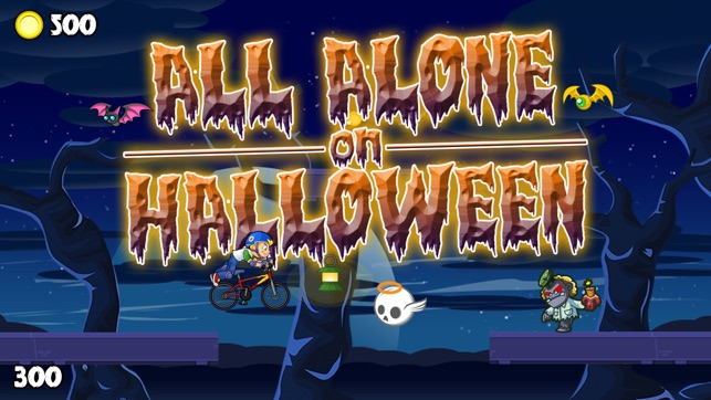 All Alone on Halloween - 恐怖騎自行車穿過墓地