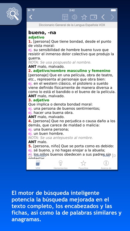 Diccionario General de la Lengua Española VOX