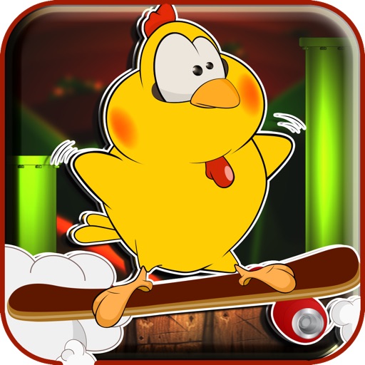 Pure Chicken Farm Skate - A Tiny Barn Animal Skateboarding Race Story icon