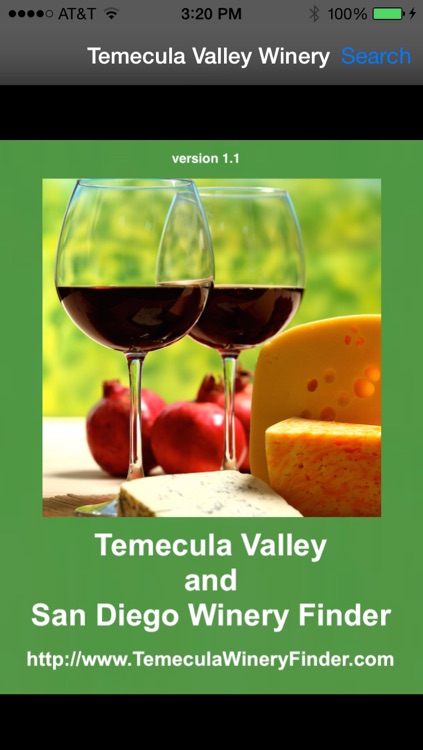 Temecula Valley and San Diego Winery Finder