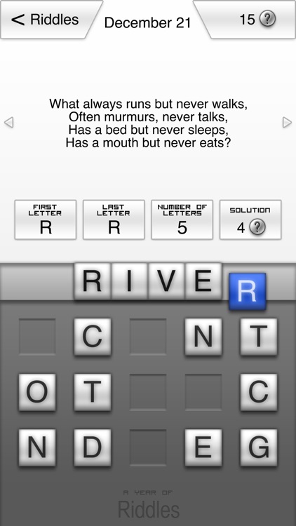 A Year of Riddles