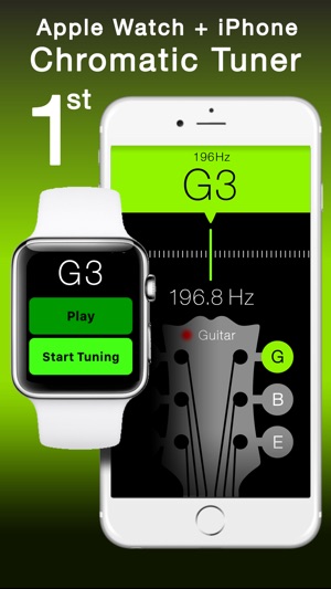 Free Guitar and String Instruments Chromatic Tuner with Tone(圖1)-速報App