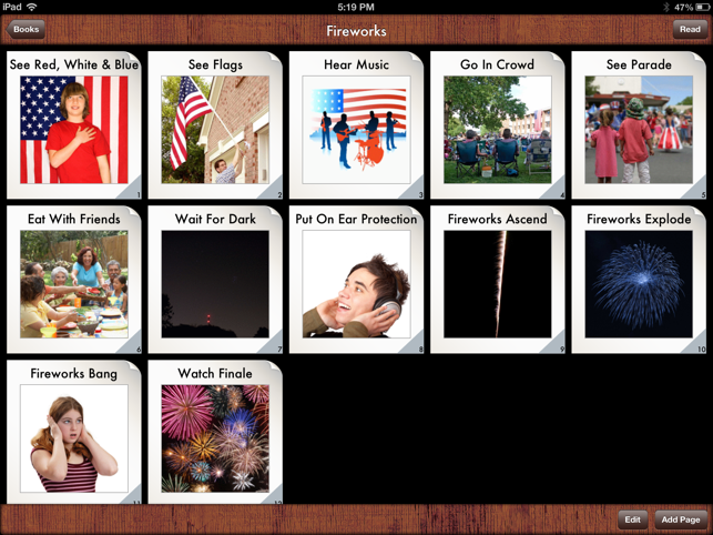 ‎i Get... Going to Fireworks Social Skills Stories Screenshot