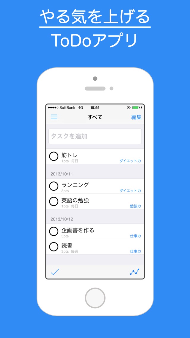 やる気が上がるToDoアプリ-LvUP ダ... screenshot1