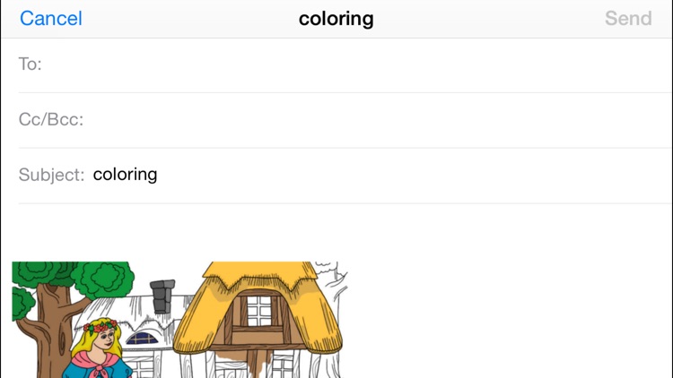 Goldilocks and the Three Bears. Coloring book for children screenshot-3