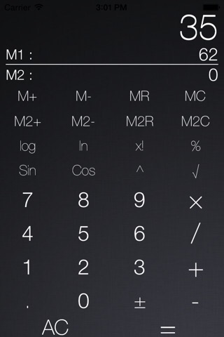 Two Memory Calculator 2 screenshot 2
