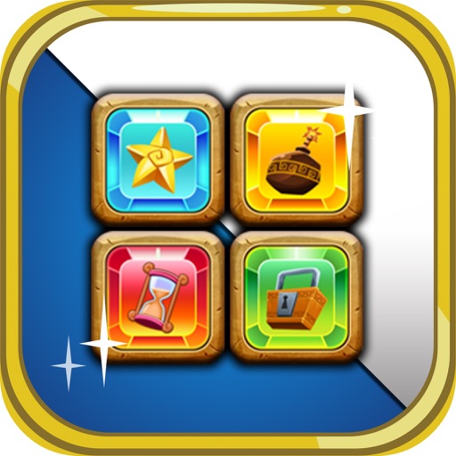 Gems Jam - Play Finger Reflex Puzzle Game for FREE ! Icon