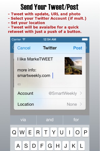 MarkeTWEET screenshot 3