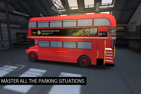 Double City Bus 3D Parking screenshot 4