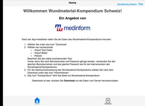 Wundmaterialkompendium Schweiz screenshot 2