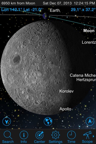 SkySafari 4 Pro: Professional Telescope Astronomy!  Explore Sun, Moon, Mars, Stars, Planets, and Satellites!  Go where NASA space missions have not! screenshot 3