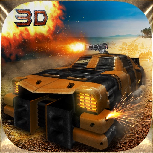 Battle Cars Beach Racing 3D iOS App
