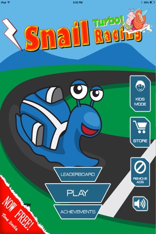 Snail Turbo Racing - Free Cool Speedway Cargame screenshot 2