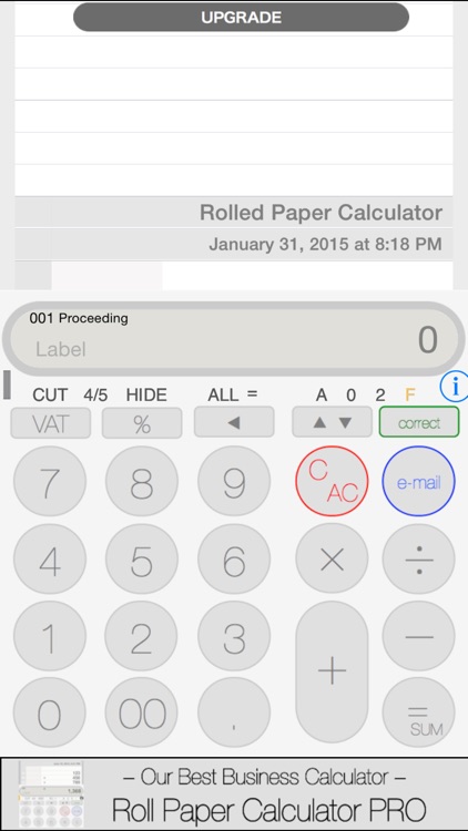 Rolled Paper Calculator PRO