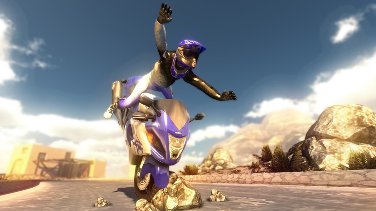 Desert Cannon Bike Rider screenshot-4