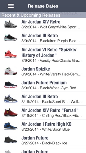 jordan release 2014