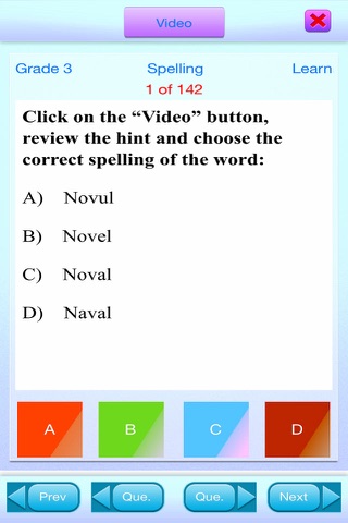 QVprep English Grade 3 screenshot 3