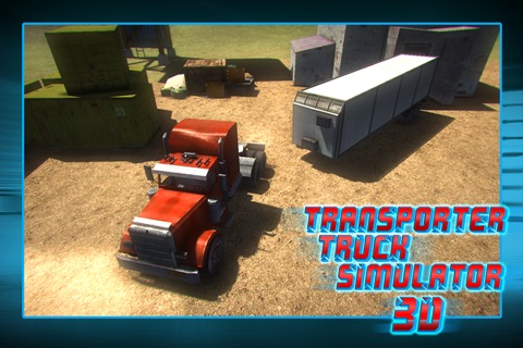 Transporter Truck Drive Simulator 3D screenshot 2