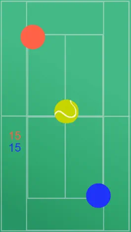 Game screenshot can do with two people[two people tennis] free apk