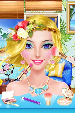 Seaside Beach Salon: Dress Up for the Weekend Girls! screenshot 2