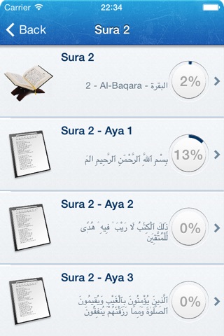 Quran and Tafseer Al Qurtubi Aya by Aya in Arabic screenshot 2