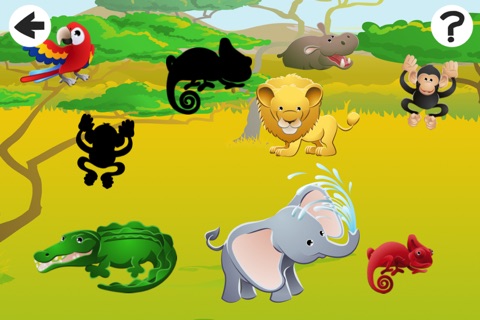 Animated Safari Animal-s in One Kid-s Puzzle Game screenshot 2