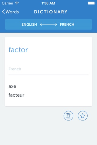 Linguist Dictionary – English-French Statistics Terms. Linguist Dictionary - Dictionnaire français-anglais des statistiques screenshot 3