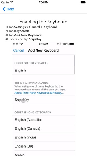 SnipsKey - Snippet Keyboard(圖2)-速報App