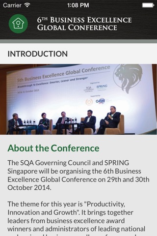 6th Business Excellence Global Conference screenshot 2