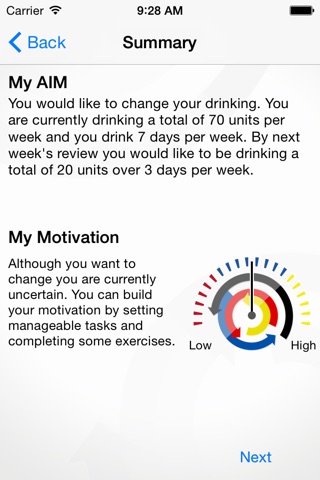 AiM-App to Improve Motivation screenshot 4