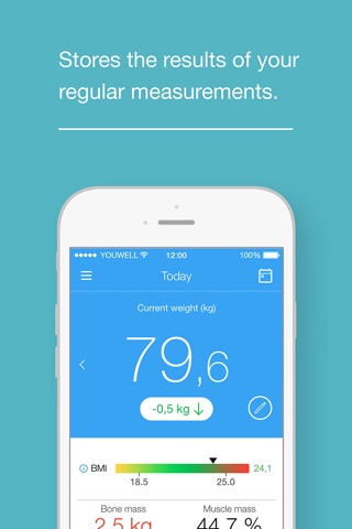WeightMe - Control your weight and BMI screenshot 2