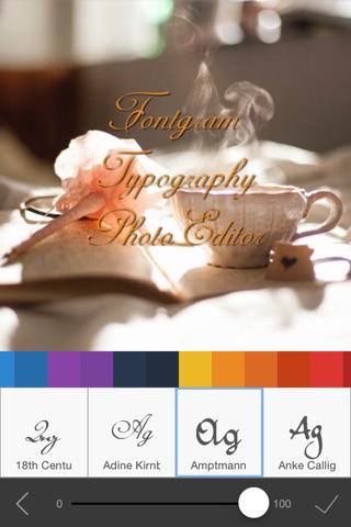 fontgram. Typography Photo Editor screenshot 2