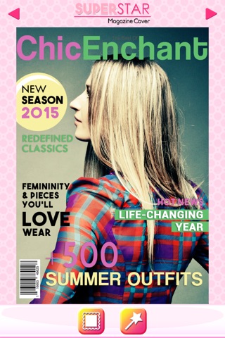 Magazine Cover Superstar - Make Fake Magazines from your Pics and Be on the Front Page screenshot 2