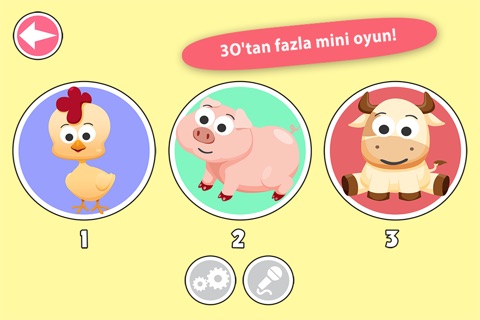 Play with Cartoon Farm Animals - The 1st Sound Game for a toddler and a whippersnapper free screenshot 2