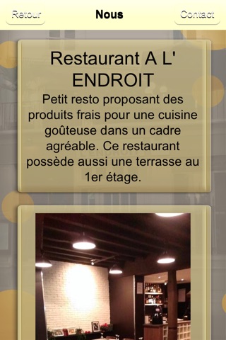 Restaurant A L'endroit screenshot 4