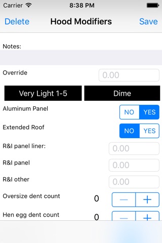 The HAILCULATOR Lite screenshot 3