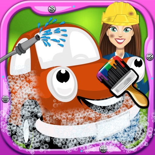 Little Kids car spa and Washing - free kids games iOS App