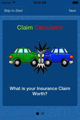 Accident Injury Claim Calculator screenshot 2