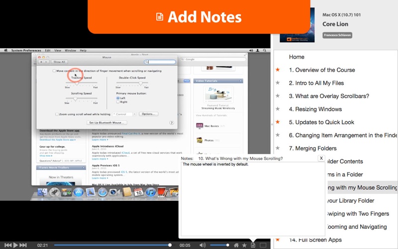 Course For Mac OS X (... screenshot1